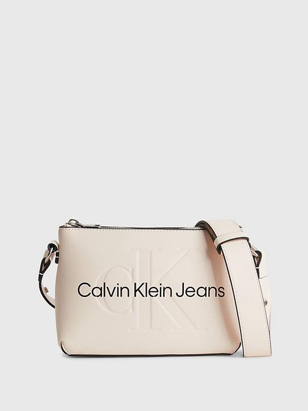 Calvin Klein USA Crossbody Womens Bag Beige 8549072-UV